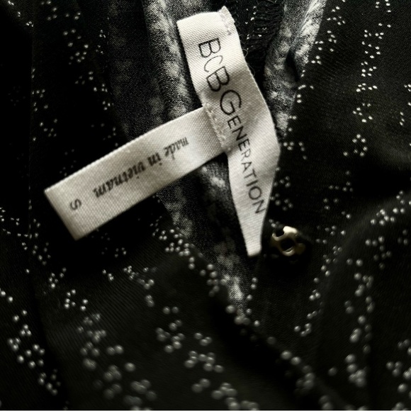 BCBGeneration Skinny Jumpsuit, Black with White Accent, Women’s Small, NWOT - Picture 3 of 6